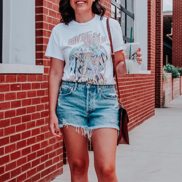 parker shorts agolde